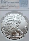2017  1 American Silver Eagle Ngc Ms 70 Early Releases Angela Buchanan Label