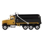 1 87 Caterpillar Cat Ct681 Dump Truck Black And Yellow - High Line Series 85514