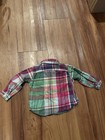 Ralph Lauren 6m Plaid Long Sleeve Cotton Collared Button-up Shirt Multi