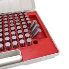Steel Minus Pin Gage Set - 125 Pieces 0 626-0 750  M4  Heat Treated Storage Case