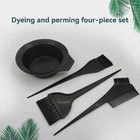 4pcs Hair Dye Coloring Tool Kit With Mixing Bowl Tint Brush Comb Set