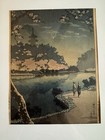 Tsuchiya Koitsu Japanese Woodblock Print Yokohama Sankei Garden 1936 Doi Export