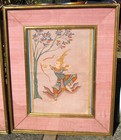 Pair Beautiful Antique 18th 19th Century Buddhist Thai Manuscript Paintings