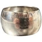 Vintage Silver Plated Napkin Ring Espn Enamel Cambridge England Shield Marked