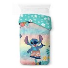 Lilo And Stitch Kids 2-piece Twin full Reversible Comforter Set  Microfiber  Blu