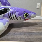 Intex 2001 The Wet Set Purple Lil  Shark Ride On Pool Toy Floatie 69 X 31