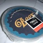 New  Round Bottle Cap - Beer Playing Cards - In Plastic Case - Sealed