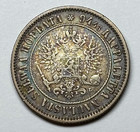 1892 Finland - Ar 1 Markka  Km-3 2 