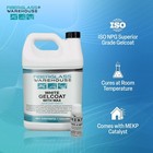 White Gel Coat  4 Gallon  With Wax  Incl  2 Oz Catalyst- Superior Grade- Iso Npg