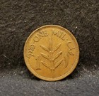 1943 Palestine  british Mandate  Mil  George Vi  Good Very Fine  Km-1  pa11 