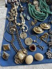 Antique Vintage Junk Drawer Jewelry Lot Estate Sale Find Lot X-57