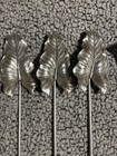Vintage Arthur Court 1999 21  Sculpture Cast Bouquet Flowers Leafs  lot Of 4      