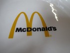 Vintage 1970 s  Mcdonald s Restaurant White   Gold  Large Cigarette Ashtray