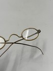 Antique Brass Oval Spectacles Reading Glasses  Victorian European Circa 1900s