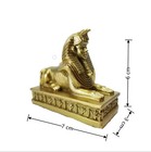 2 Pcs Sphinx Statue Table Decor Realistic Resin God Idol Figurine Miniatures