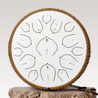 Steel Tongue Drum - 15 Notes Steel Drum - 14 Inch Handpan Drum Instrument
