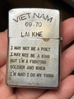 Vietnam War Zippo Lighter 1 35th Infantry Cacti Echo   s Executioners Lai Khe