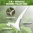 Workpro 12 5  Stainless Crack Weeder Crevice Weeding Tool  Weed Removal Scraper
