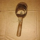 Vintage Decker Reversible Spiral Curry Comb Horse Grooming Wooden Handle 9 5 