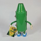Vintage Crayola Poseable  tip  Green Crayon Tin Figure 2003 Nwt