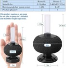 2 Pack Aquarium Bio Sponge Filter  Diameter 2 5in Mini Air-powered Fish Tank Fil