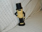 Vintage Planters Nuts Mr  Peanut Cast Iron Coin Bank 7    Tall