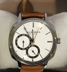 Akribos Xxiv Men s Ak1022 Stainless Steel White Dial New No Box  Beautiful