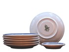 Erie Railroad Dining Car 6 Demitasse Saucers   1 Butter Warwick Starucca-reverse
