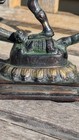 Vintage Scultura Statue Bronze Shiva Nataraja India 11 5  Xx Secolo Art Oriental