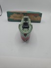 Vintage T n  Toys Sparkling Destroyer Friction Tin  Original Box Made In Japan
