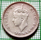 Seychelles King George Vi 1944 25 Cents 0 500 Silver Yes We Combine Postage