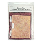 Judy Niemeyer  glacier Star  Lone Star Technique Quilt Kit Batik Fabric 60 x60 