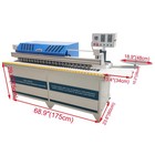 Automatic Edge Banding Machine 220v Straight Edge Banding Machine Edge Bander