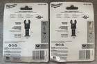Lot Of 2 Milwaukee Open-lok Multi-material Oscillating Blades 10-pack - New