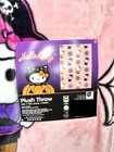 Hello Kitty Pink Plush Halloween Spiderwebs Throw Blanket 50x70in