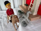 Vintage Little Tikes Horse Stable With Tractor And Trailer