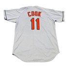 Billy Cook Rawlings Bowie Baysox Game Used Jersey Milb Gray Size 46