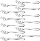 Heavy Duty Dinner Forks 18 0 Stainless Steel Salad Table Fork Set Of 12 Flatware