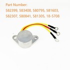 3 Wire Rectifier For Sea Drive 18-5708 Johnson Evinrude 582399 583408 580795