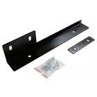 New Jdm Black Universal Front Bumper License Plate Relocator Bracket Holder Bar