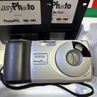 Rare Vintage Epson Photo Pc 600 Camera - Tested Works With Box