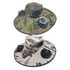 Outdoor Wide Brim Sun Hat With Dual Solar Powered Fan Fishing Hat Uv Protection