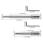 173mm 114mm Drill Bit Extension Adding Drilling Depth  Drill Bit Extension Rod