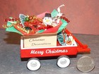 Dollhouse Miniature Christmas Wagon Decor A 1 12 Inch Scale D206 Dollys Gallery