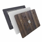 Classic Wood Pattern Rubberized Hard Case Cover For Macbook Pro Air 11 13 15 16