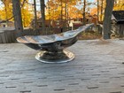 Carl Poul Petersen Sterling Silver Shell Dish     Danish-canadian Silversmith