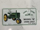 John Deere Collector Metal Novelty License Plate  Agriculture Theme