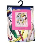 Sailor Moon Stars Guardians Group Pink Argyle Throw Blanket Official 46 x60 