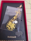 Bookmark - Golden Metallic Panda With Green       And Pink  - New In Gift Box Rr