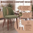 2pcs Dining Chairs  Modern Upholstered Fabric Kitchen   Dining Room Chairs Home